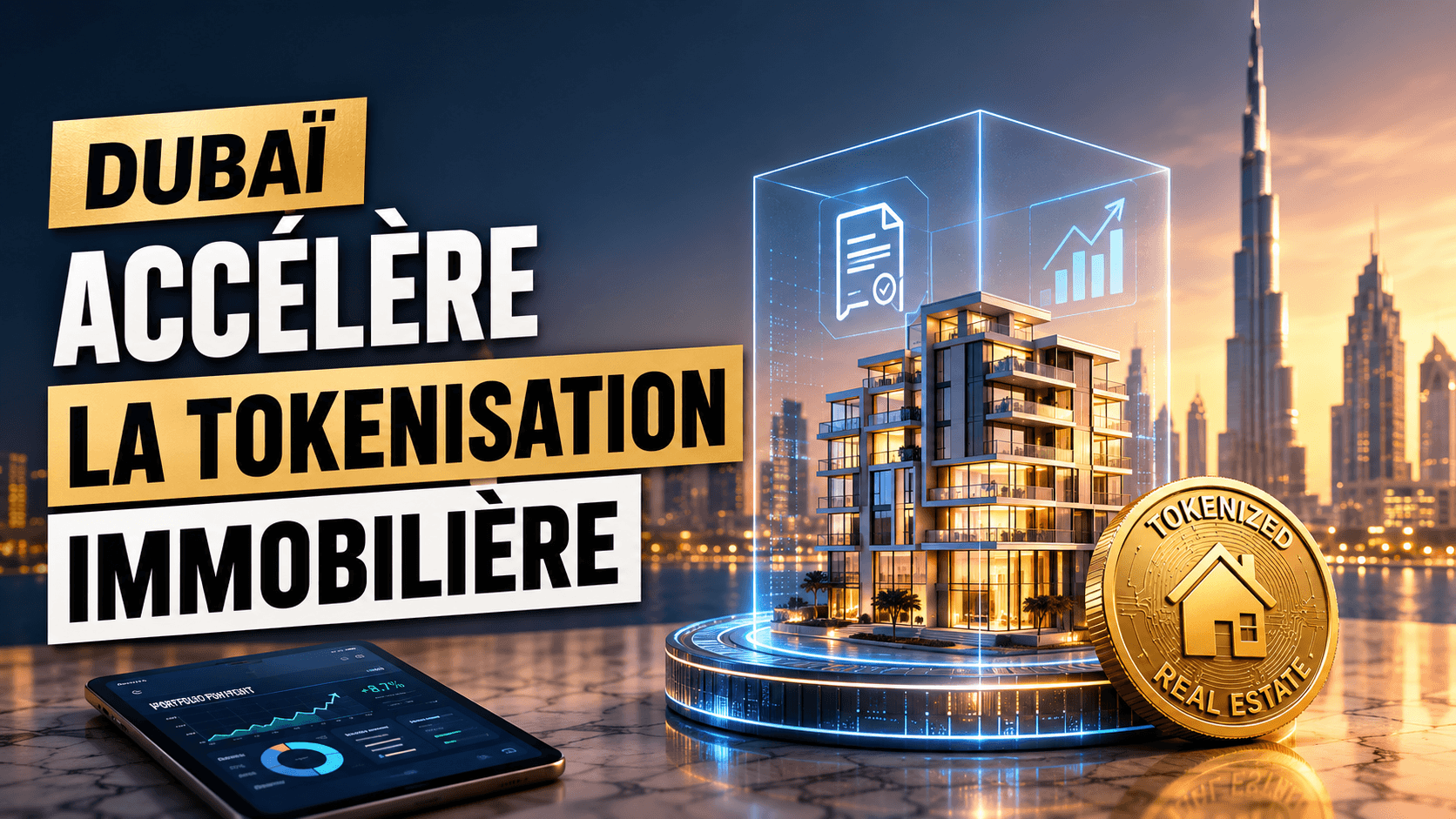 Illustration : Dubaï accélère la tokenisation immobilière