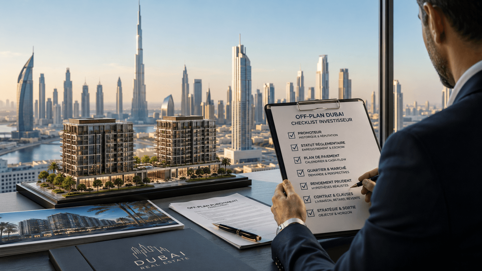 Illustration : Off-plan à Dubaï : checklist promoteur