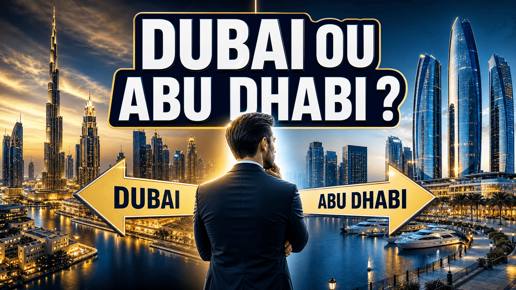 Illustration : Dubai ou Abu Dhabi : deux marchés UAE à comparer
