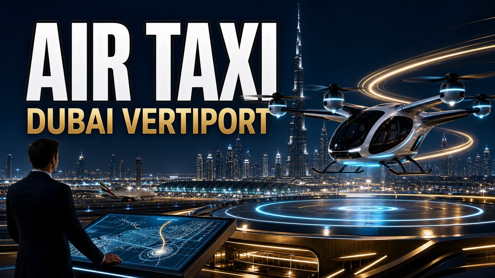 Illustration : Dubai Air Taxi: Why the Vertiport Milestone Matters