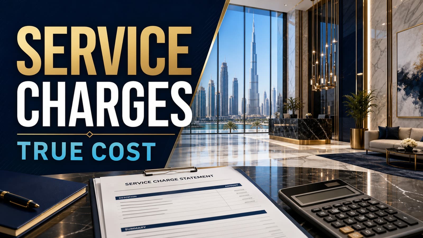 Illustration : Dubai Service Charges: The Cost Investors Must Price