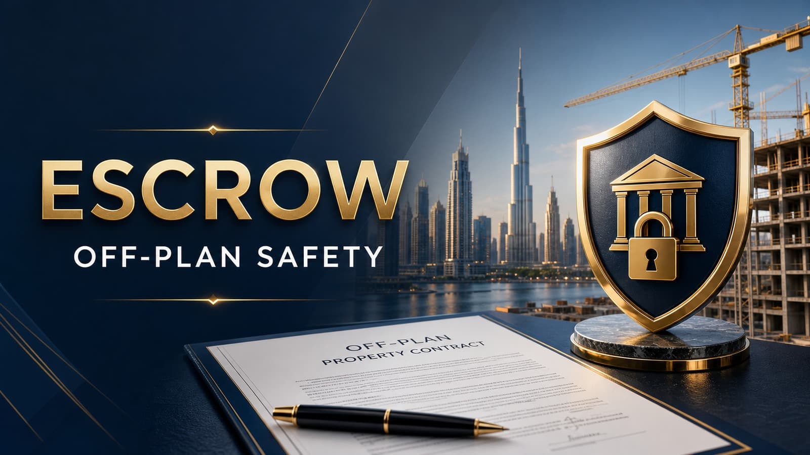 Illustration : Escrow in Dubai: The Off-Plan Safety Check